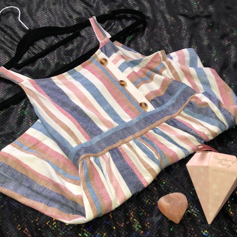 Beautees Casual Girls Striped Shorts Romper